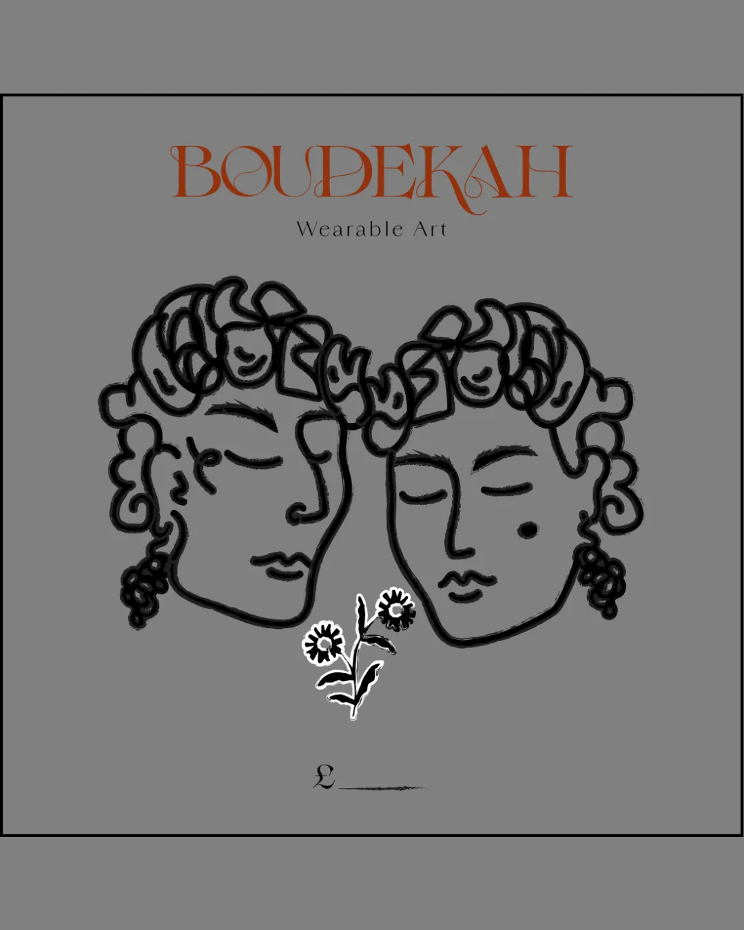 Boudekah Wearable Art Handmade Logo logo