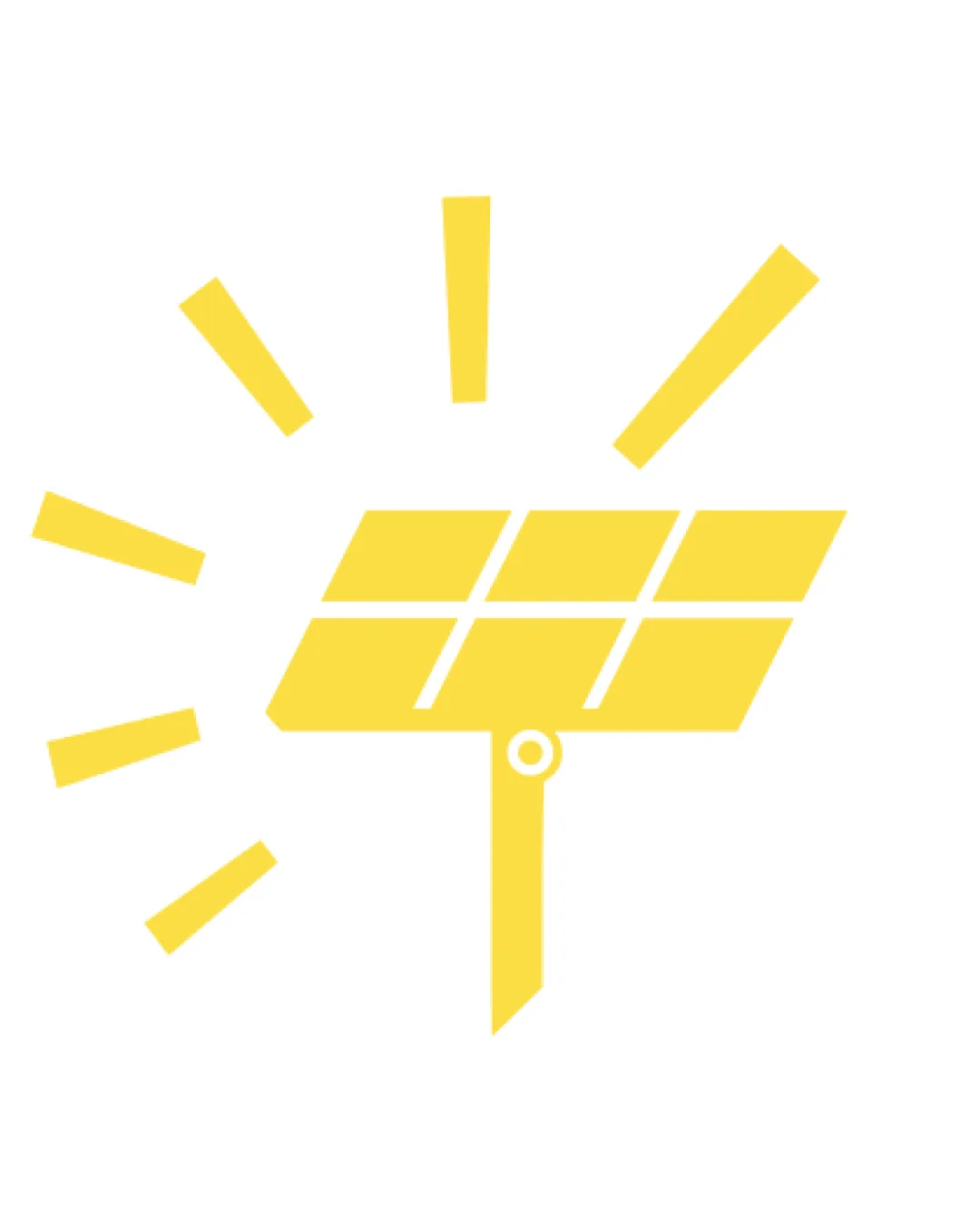 Geometric Minimalist Yellow Solar Logo logo