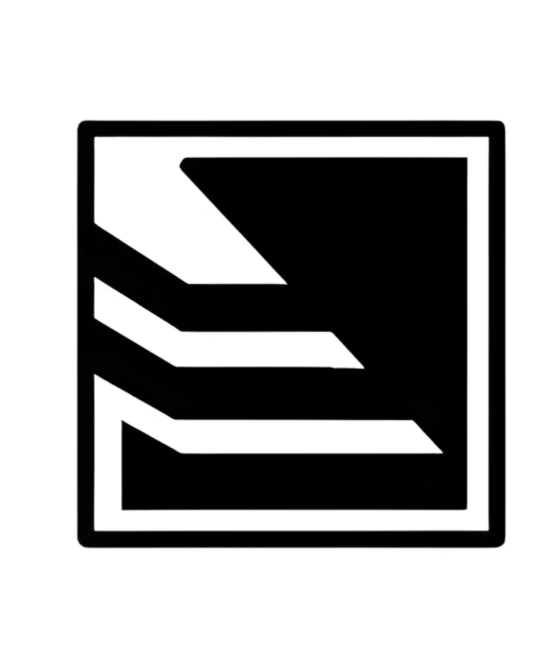 Geometric Abstract Angular Within Logo logo