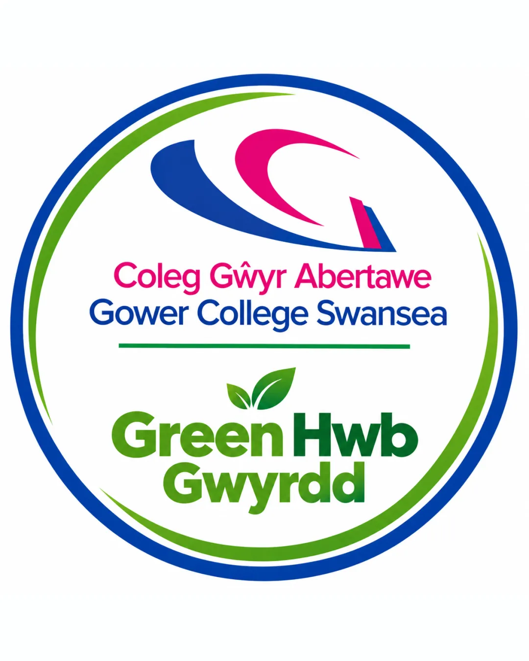 Coleg Gwyr Abertawe Education Logo logo