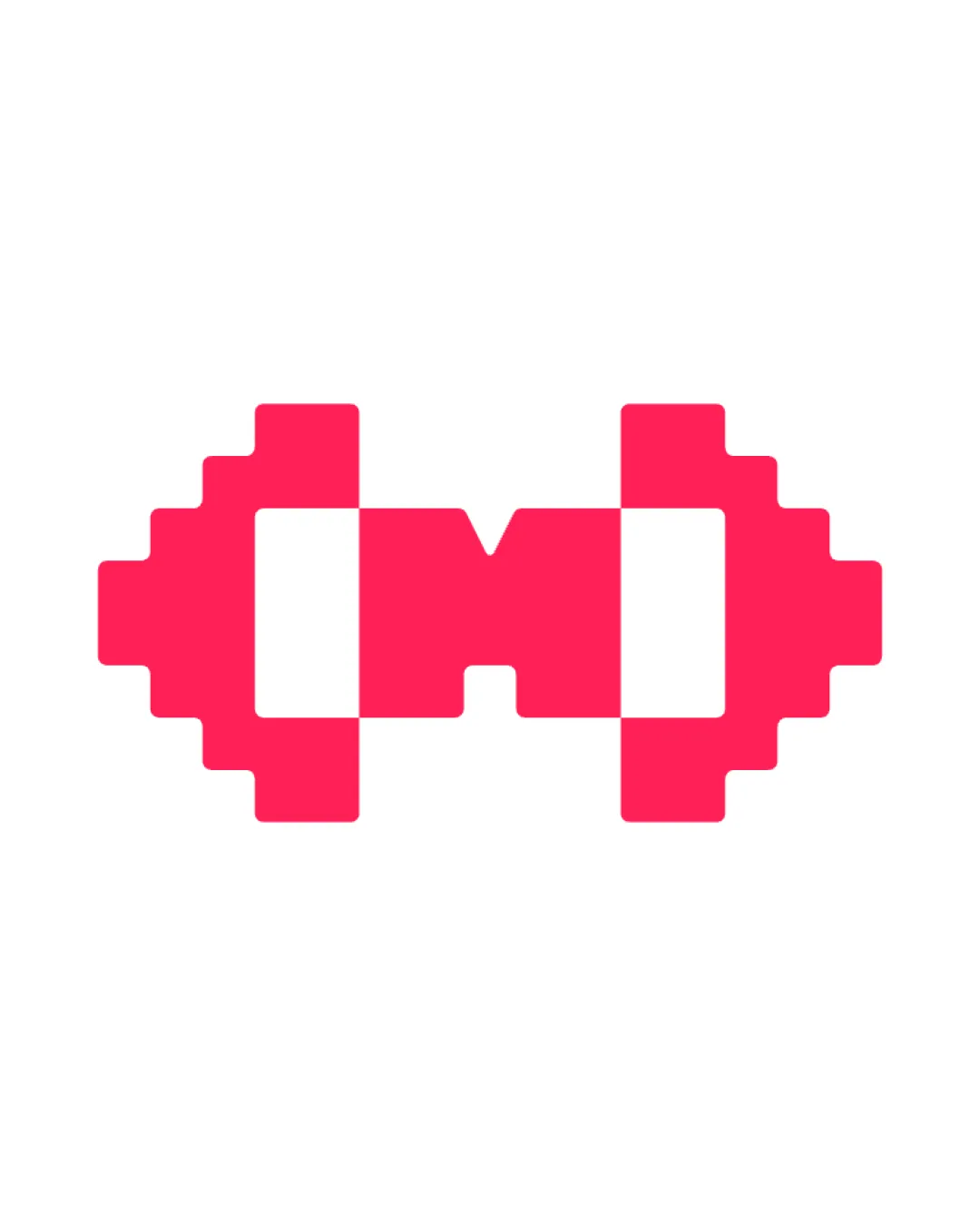 Pixel Retro Pixelated Abstract Logo logo