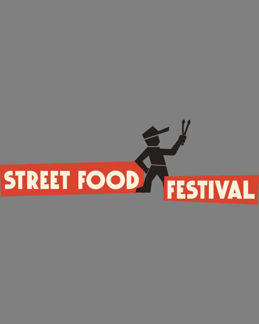Street Food Festival Event Logo logo