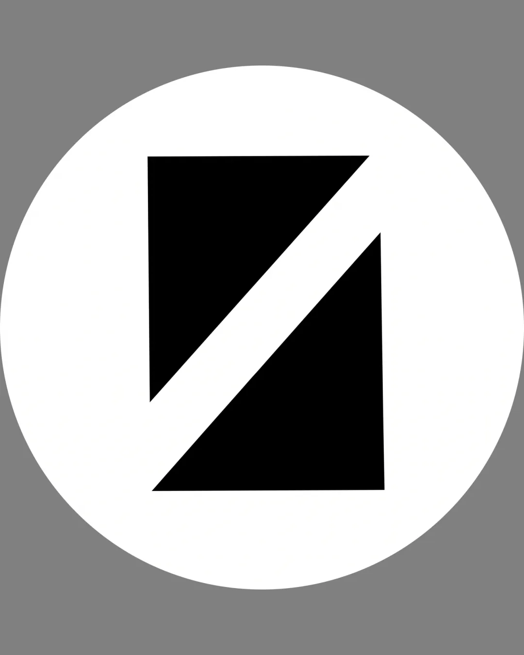 Minimal Geometric Abstract Diagonal Logo logo