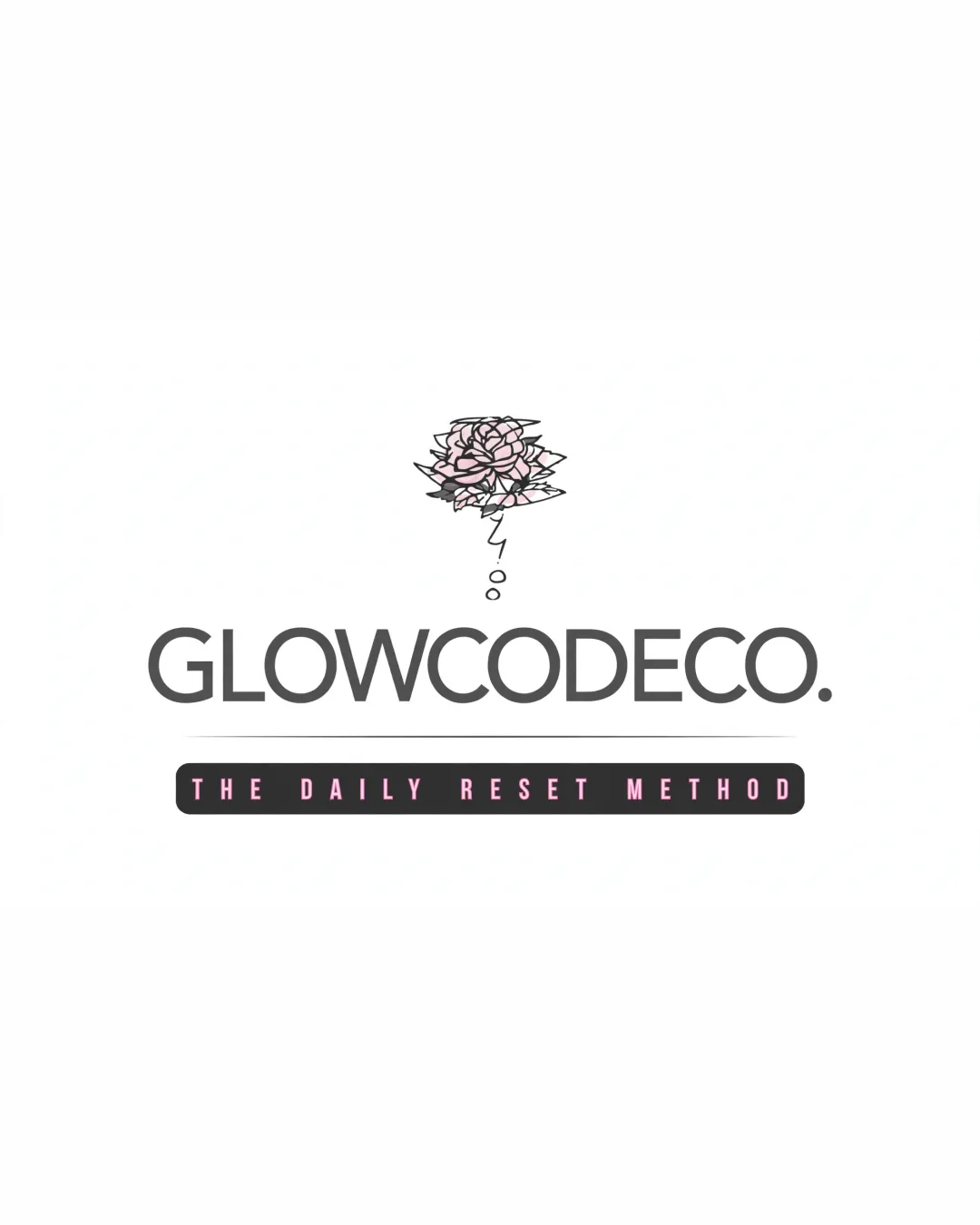 GLOWCODECO. THE DAILY RESET METHOD logo