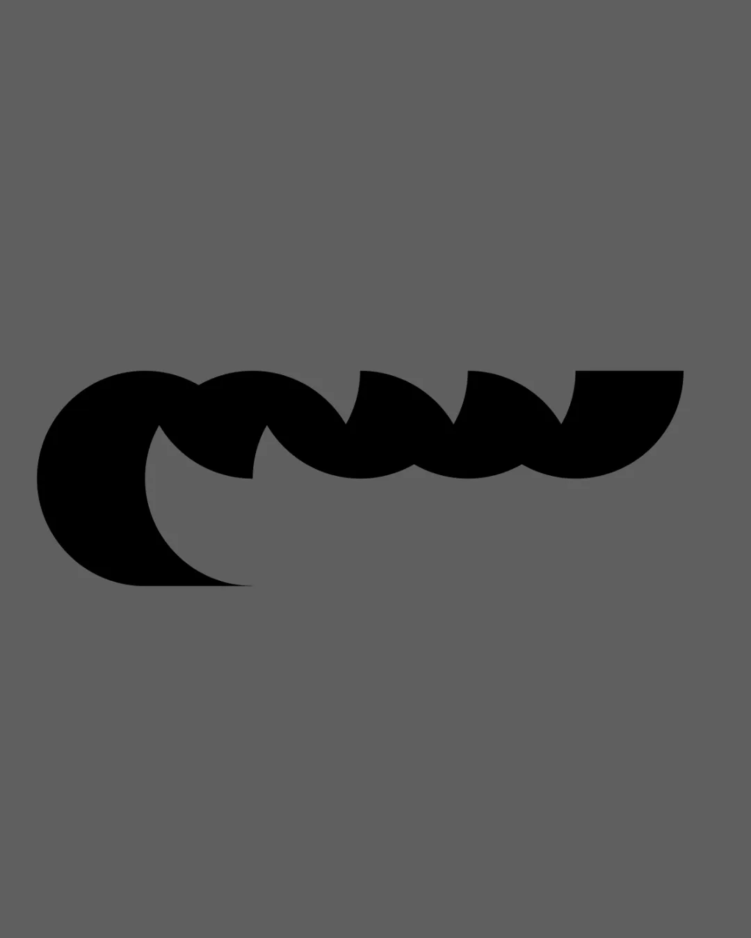 Geometric Minimal Abstract Wave Logo logo