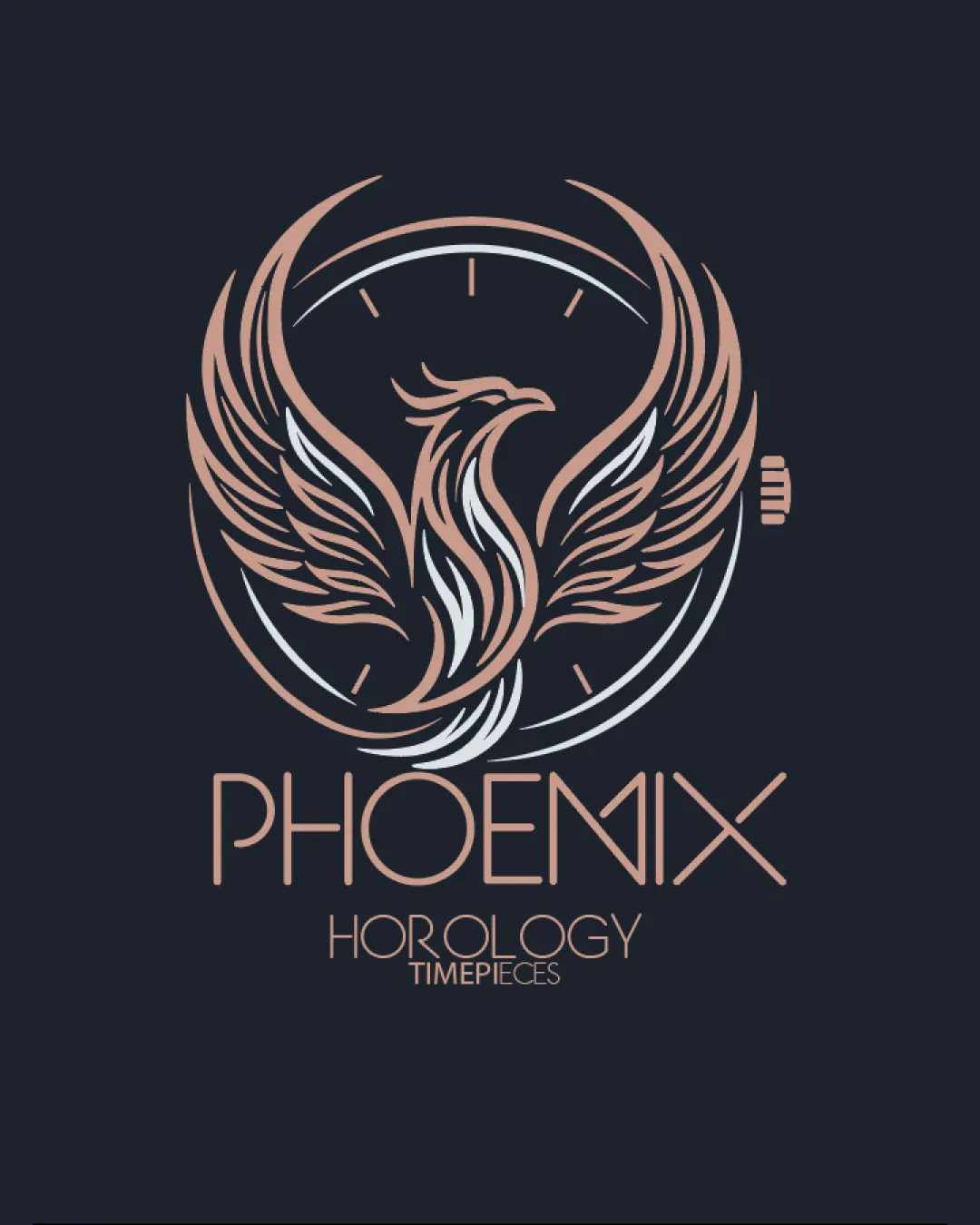 Phoenix Horology Timepieces Watchmaking Logo logo
