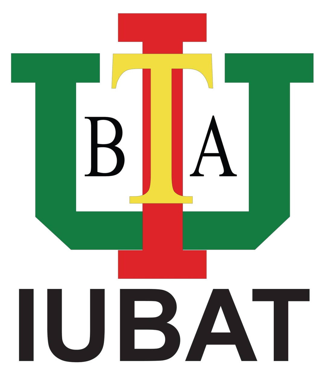 IUBAT University logo logo