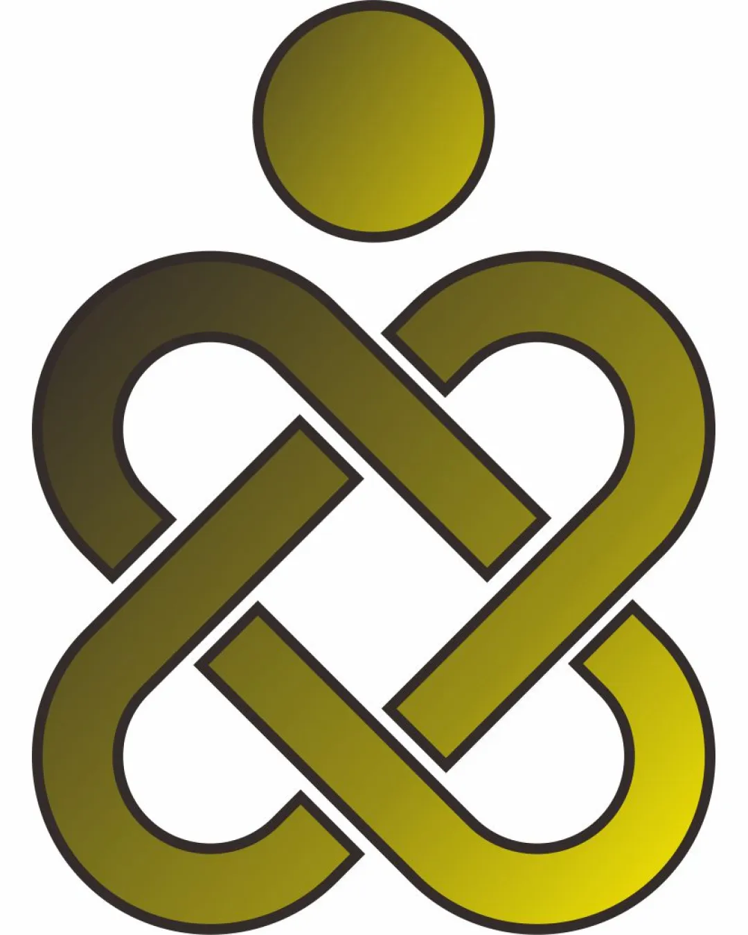 Abstract knot infinity logo logo