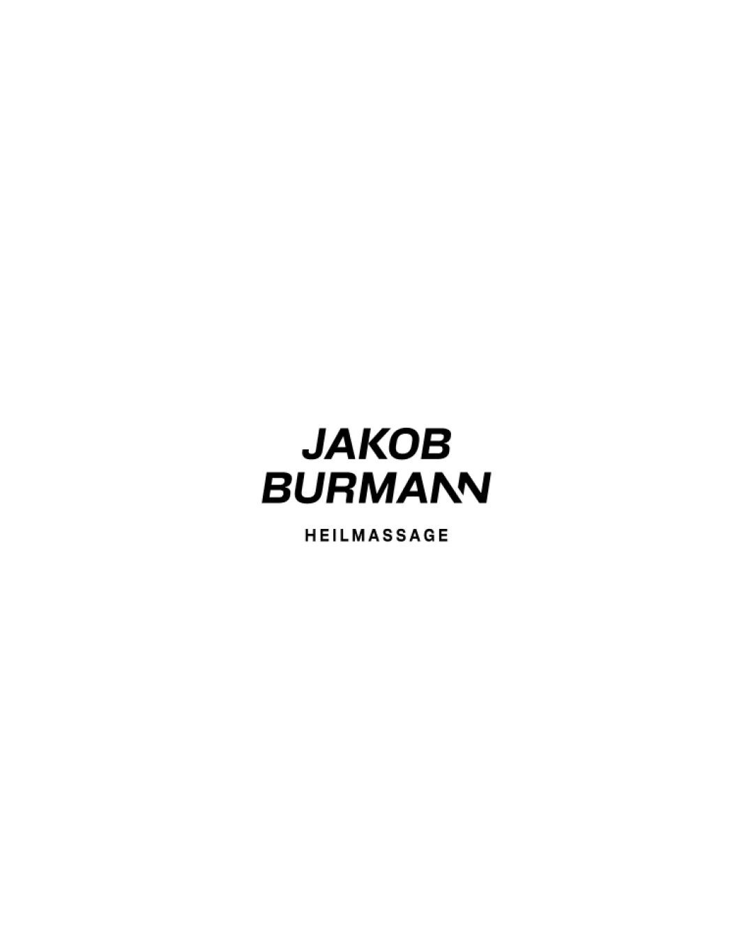 Jakob Burmann Heilmassage Massage Logo logo