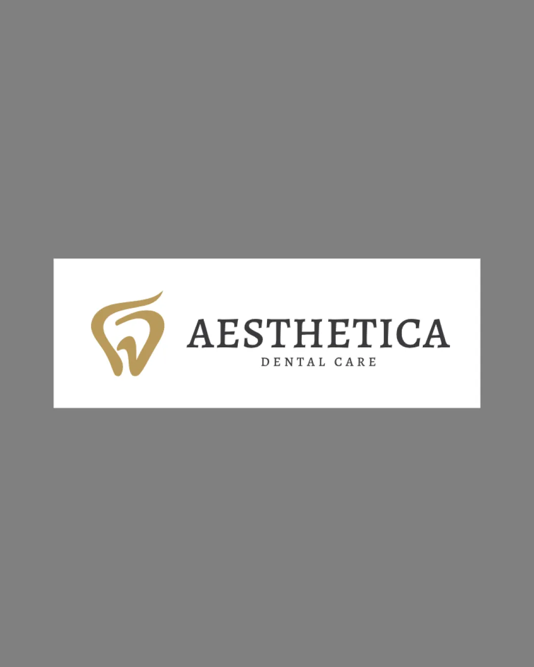 Aesthetica Dental Care Healthcare Logo logo