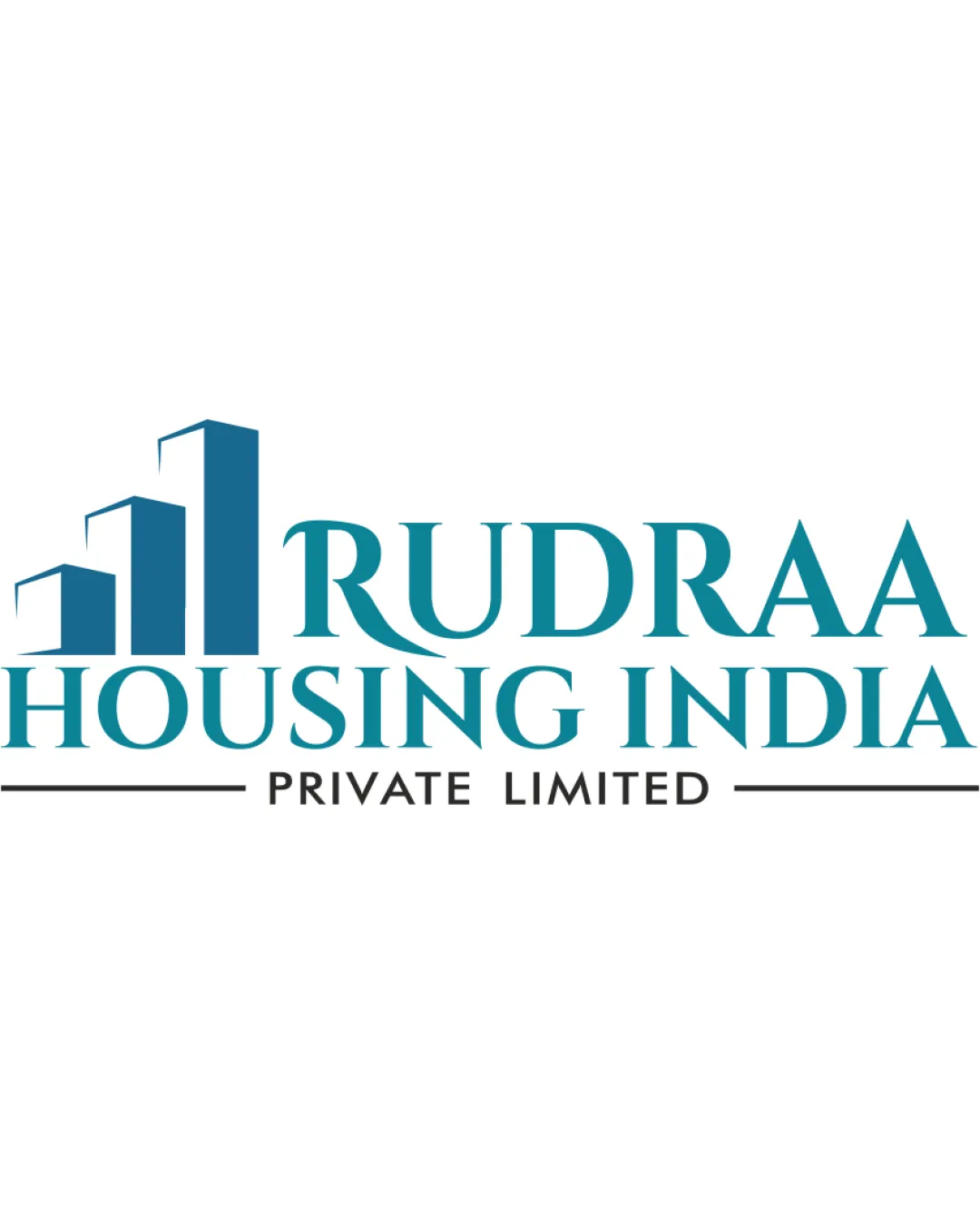 Rudraa Housing India Real Logo logo