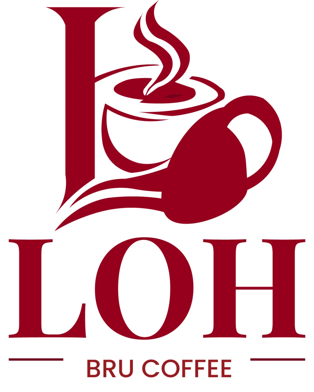 Loh Bru Coffee Cafe Logo logo