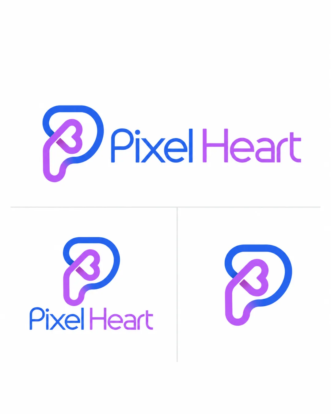 Pixel Heart Technology Logo Review logo